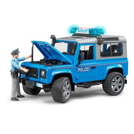 Полицейская машина Bruder Land Rover Defender Station