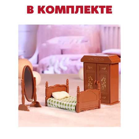 Аксессуар для кукол DDung кровать, кукольный интерьер