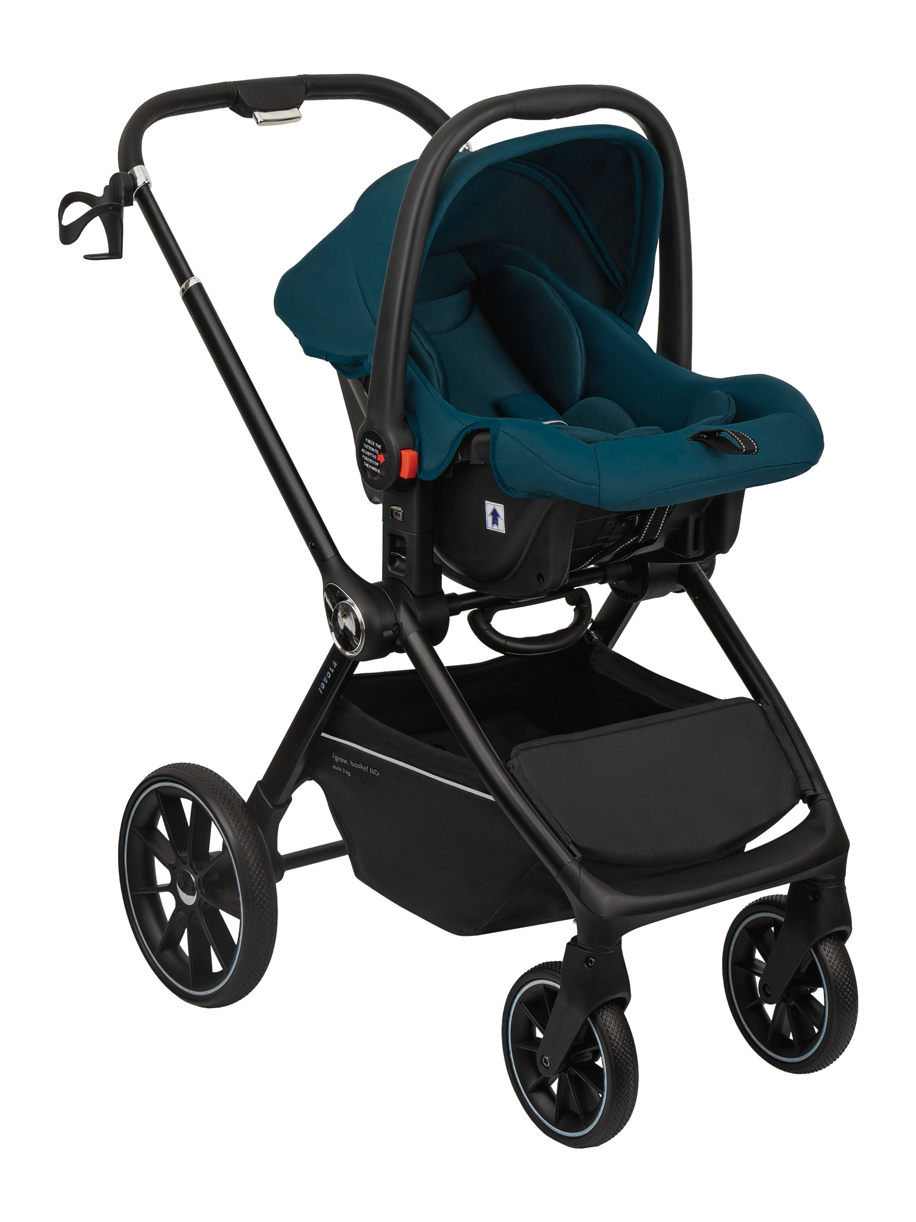 Коляска 3в1 JOVOLA Pepper 3в1 зеленый - фото 17