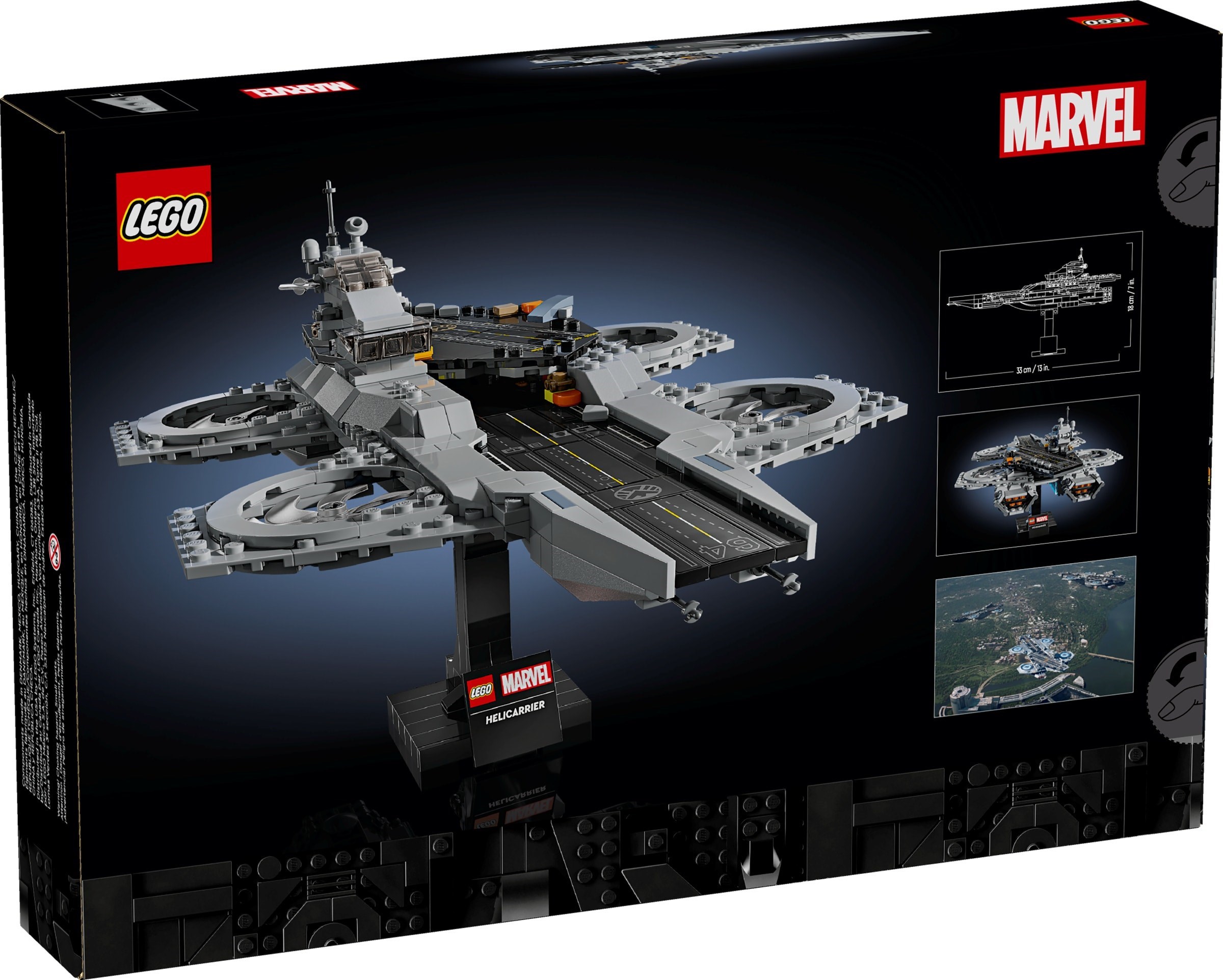Конструктор LEGO Marvel Super Heroes Геликарриер Мстителей 509 дет. - фото 3