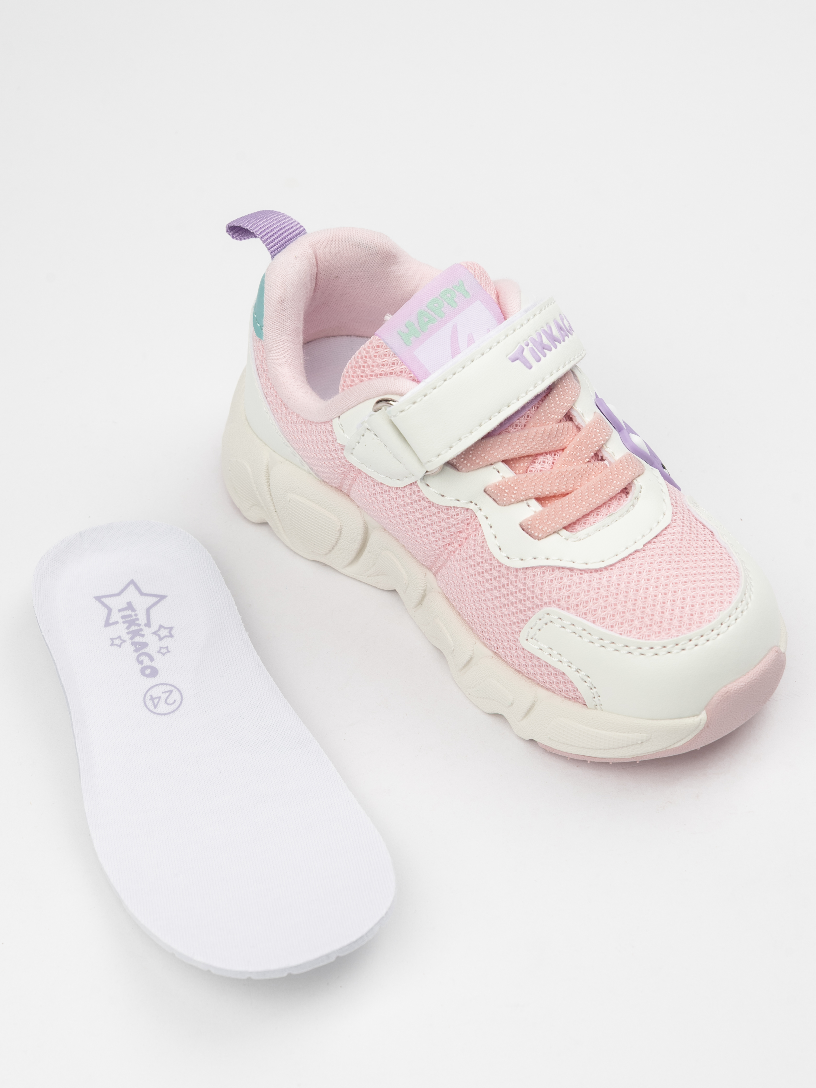 Кроссовки TikkaGo 4E01_2574_white-pink - фото 8