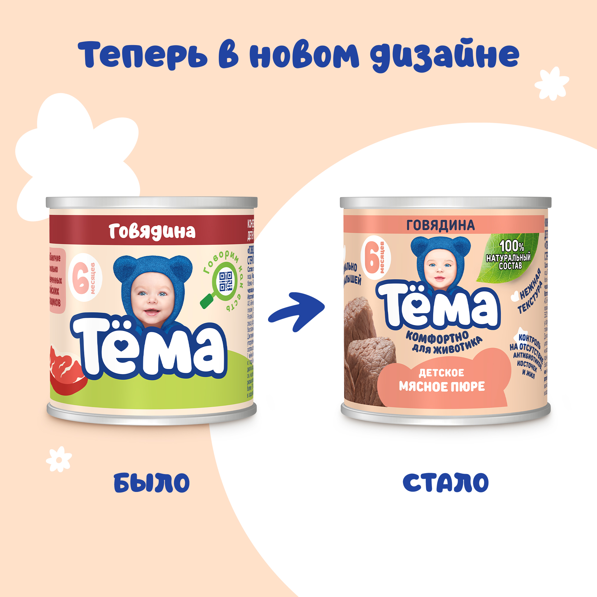 Пюре Тёма Говядина с 6 мес 90 г - фото 5