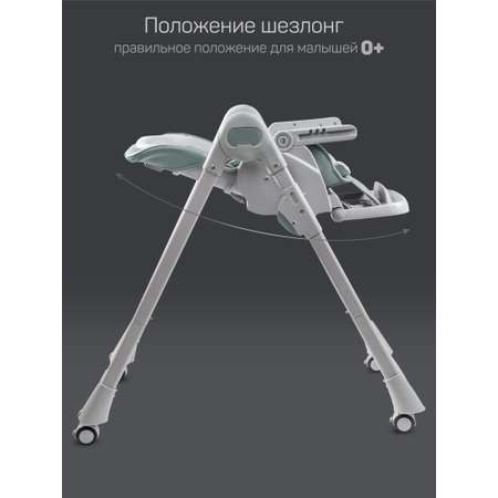 Стульчик для кормления Amarobaby Yummy зеленый