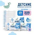 Влажные салфетки Свежая нота 15 упак. 15 шт.
