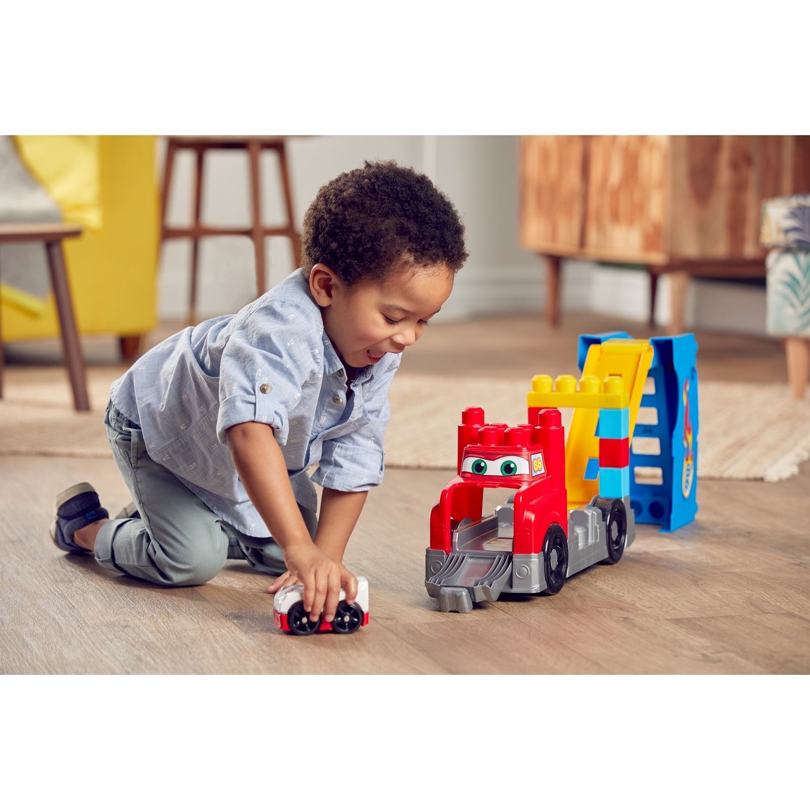 Конструктор Mega Bloks Большая машинка для гонок 12 дет. - фото 21