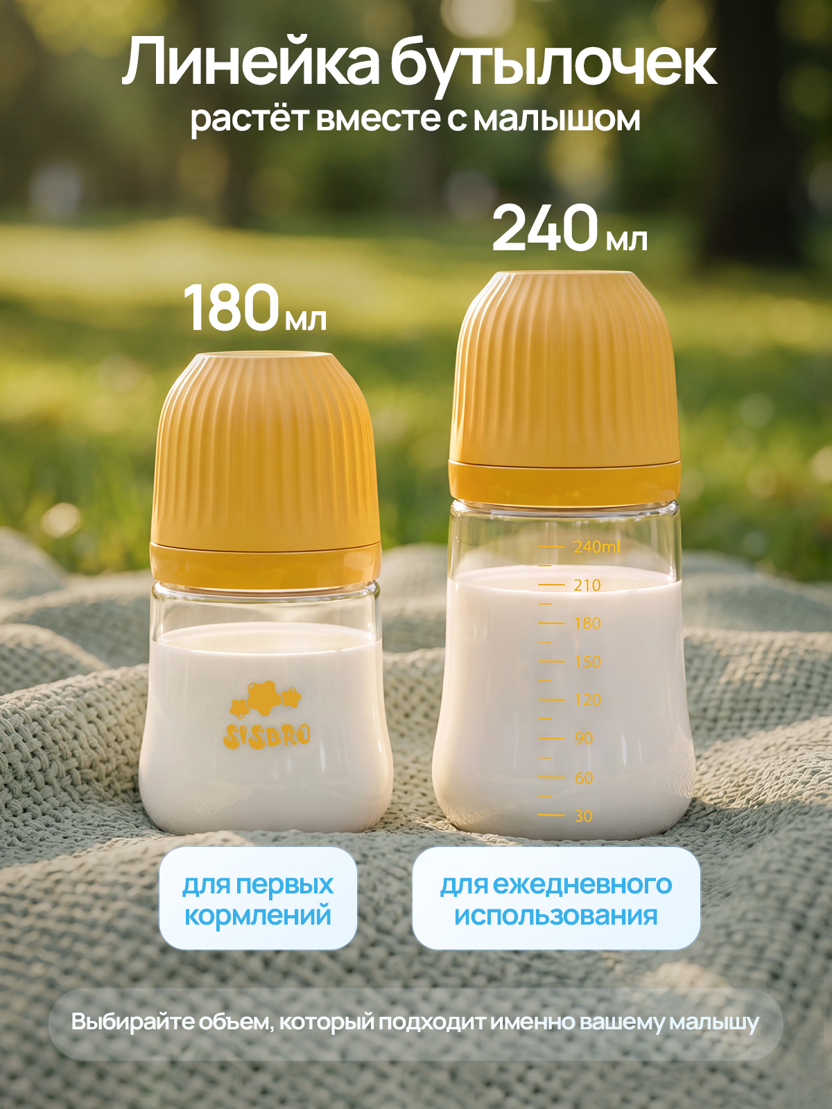 Бутылочка SISBRO 180 мл - фото 7