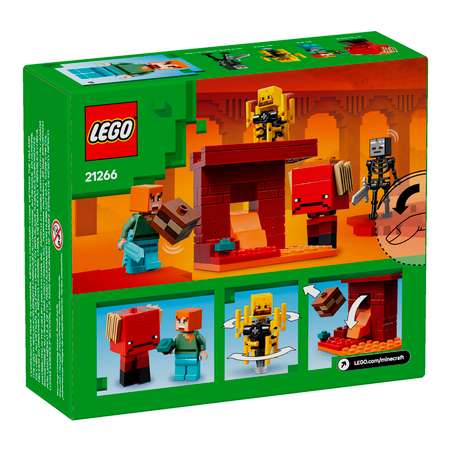 Конструктор LEGO Minecraft Битва в лаве Невер 99 дет.