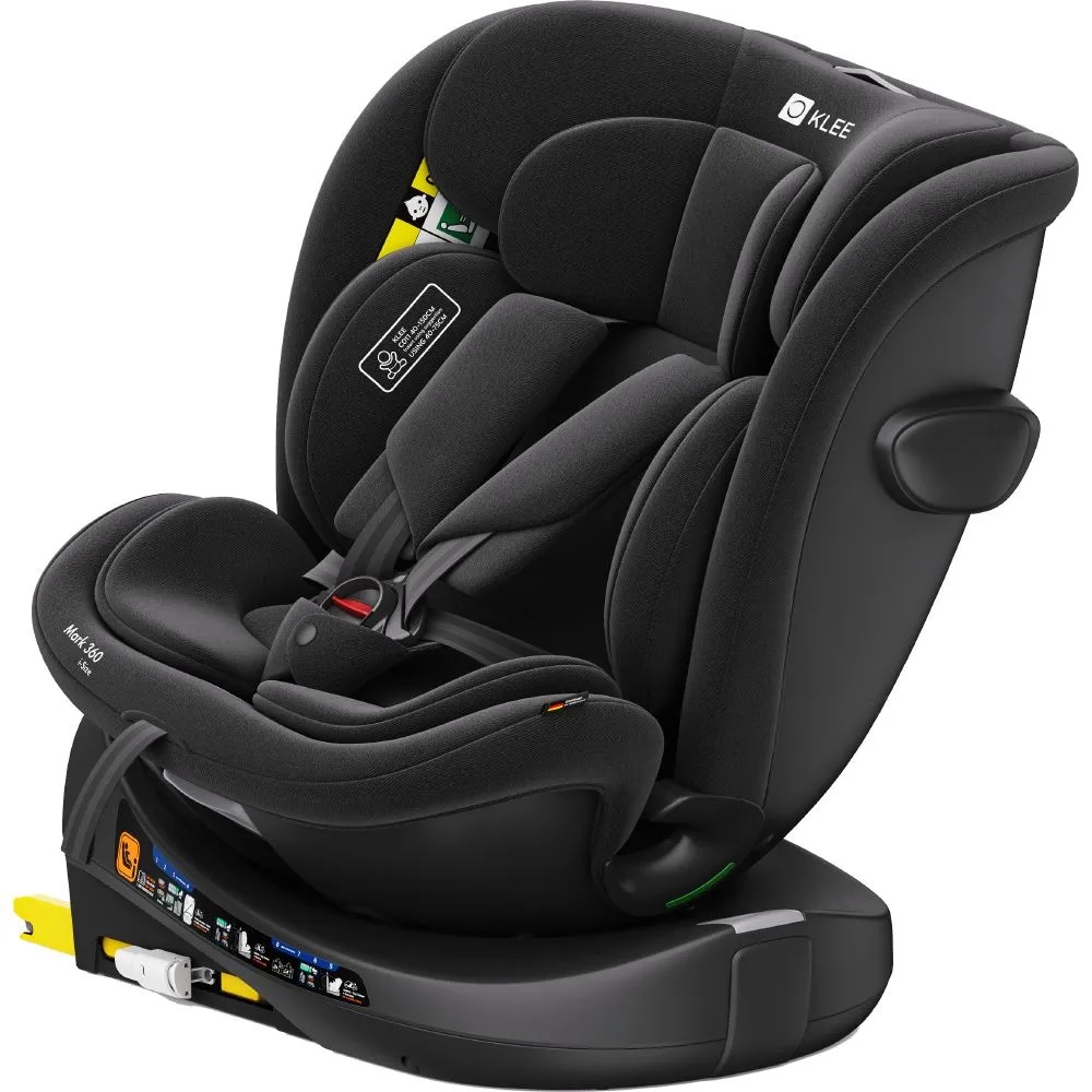 Автокресло KLEE Mark 360 i-size Isofix 0+/1/2/3 (0-36 кг) черный - фото 3