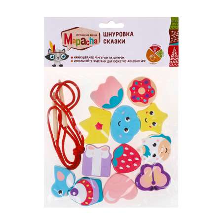 Игрушка Mapacha шнуровка Монтессори Сказки