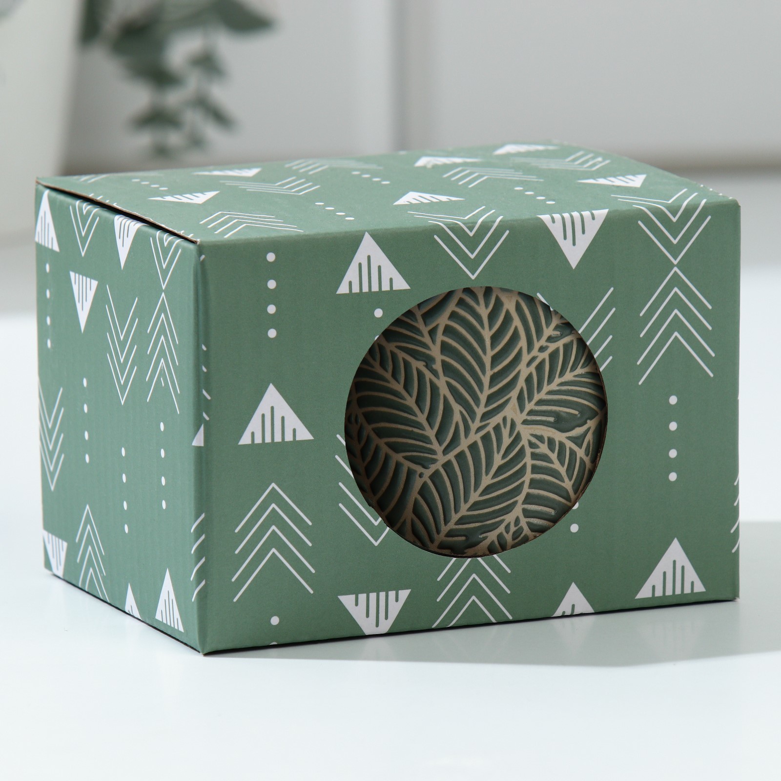 Кружка Дорого внимание Листья 320 мл - фото 5