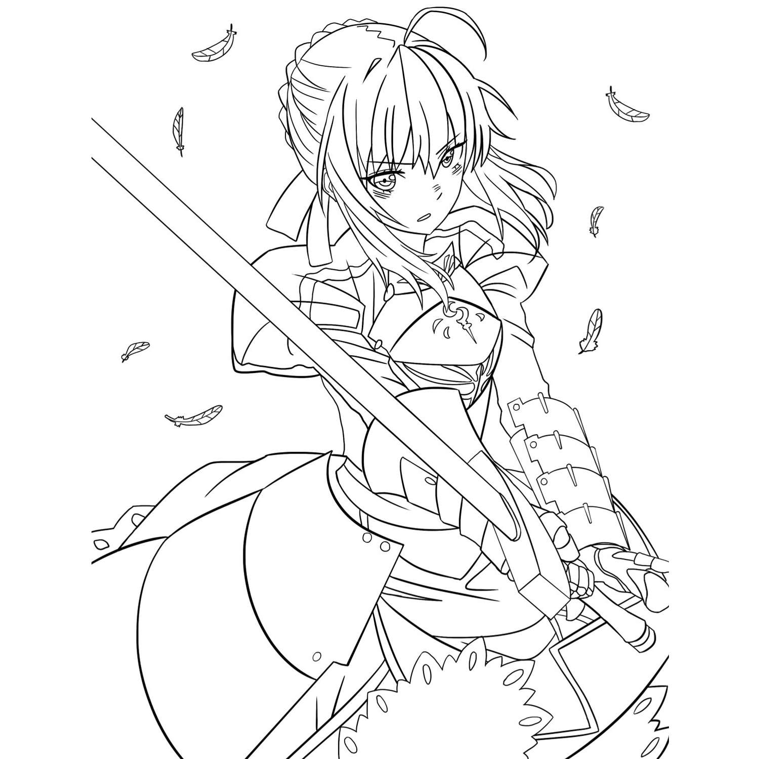 Раскраска Art book Impressed by Anime heroes - фото 9