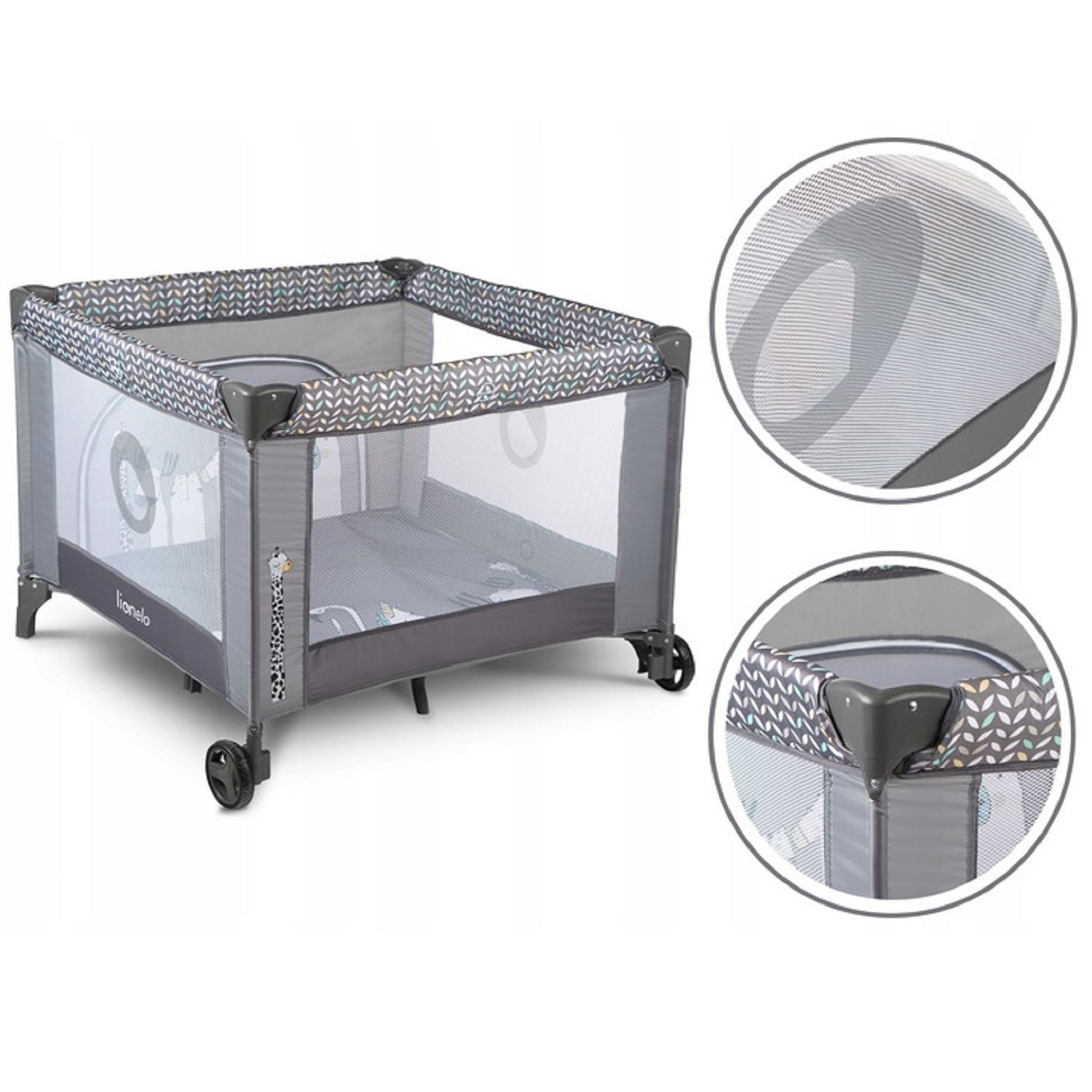 Манеж кровать Lionelo LKOJSOFIGRYSAIXXXXXX_R - фото 9