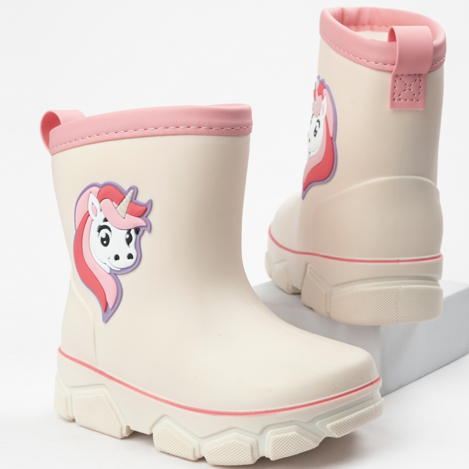 Сапоги резиновые TikkaGo 2L01_2521_beige-pink - фото 2