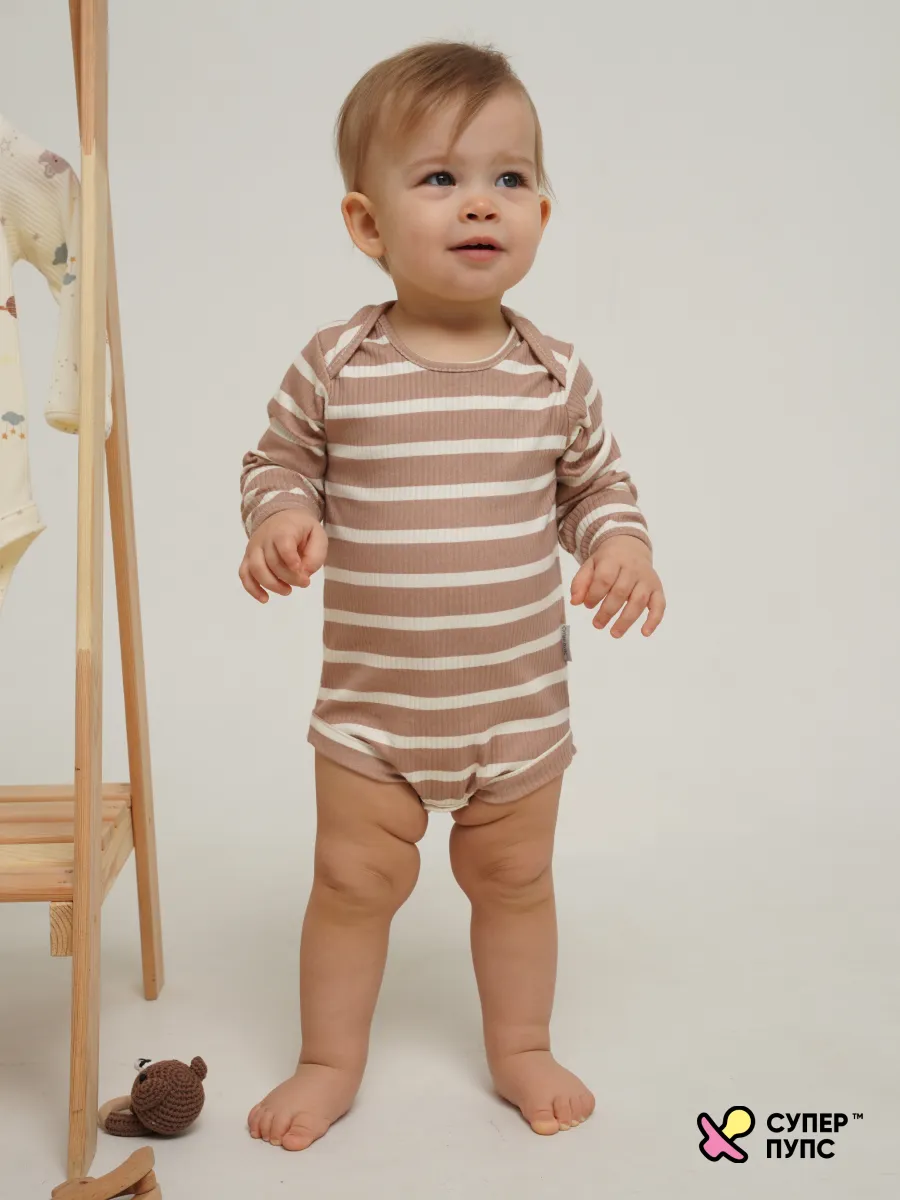 Боди 3 шт Супер Пупс нбр/3пр/бд/sk20/полоска/сон - фото 15