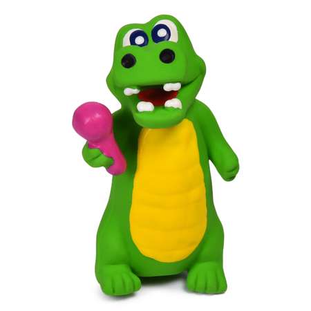 Игрушка для собак Nobby Пищалка Крокодилы музыканты в ассортименте 67212