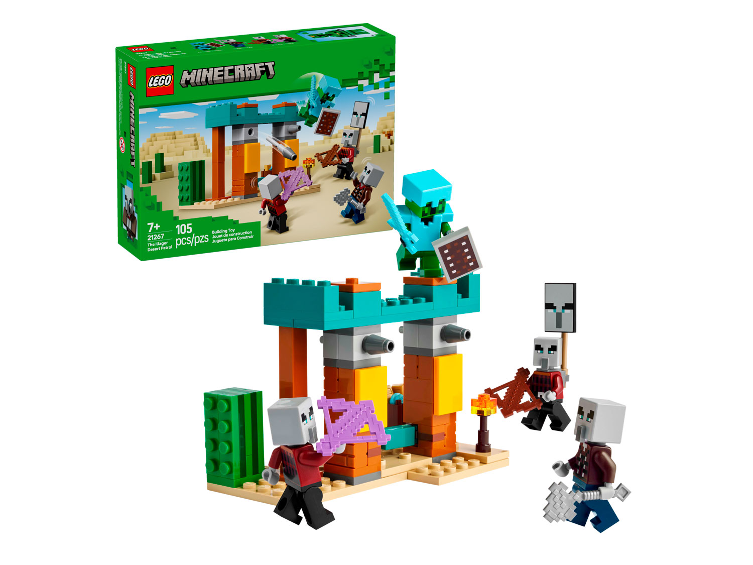 Конструктор LEGO Minecraft Патруль илладжеров 21267 105 дет. - фото 1