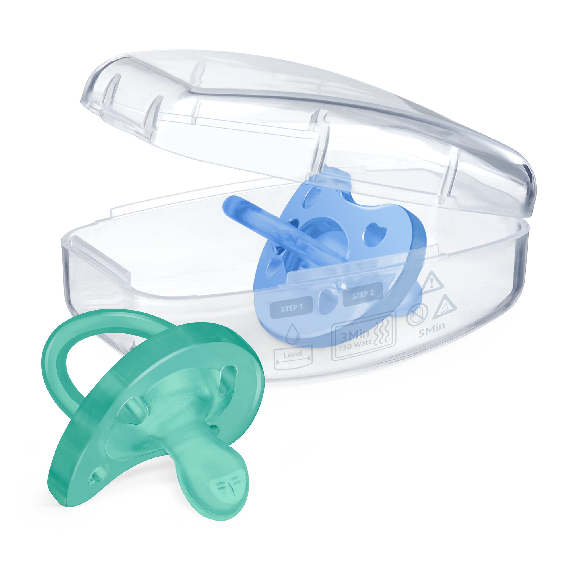 Пустышка Chicco силикон анатомическая от 6 мес. 2 шт. - фото 2