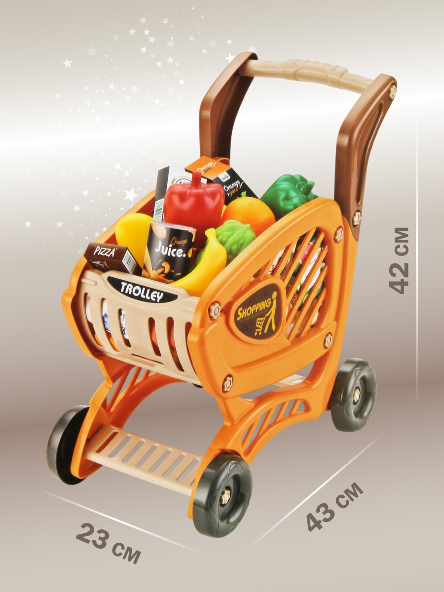 Игровой набор Veld Co Тележка с продуктами - фото 3