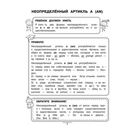 Книга Эксмо Английский язык правила примеры