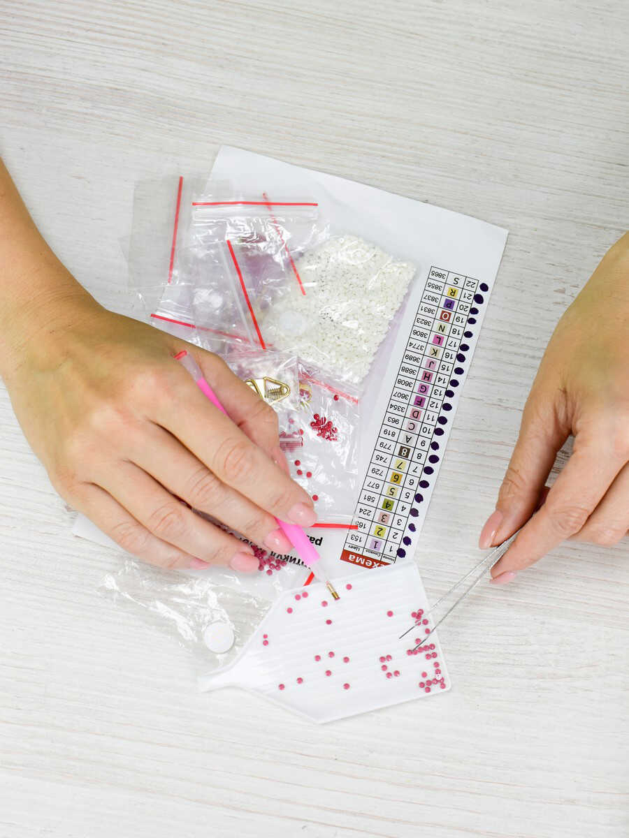 Алмазная мозаика Феникс + Кот елка - фото 9