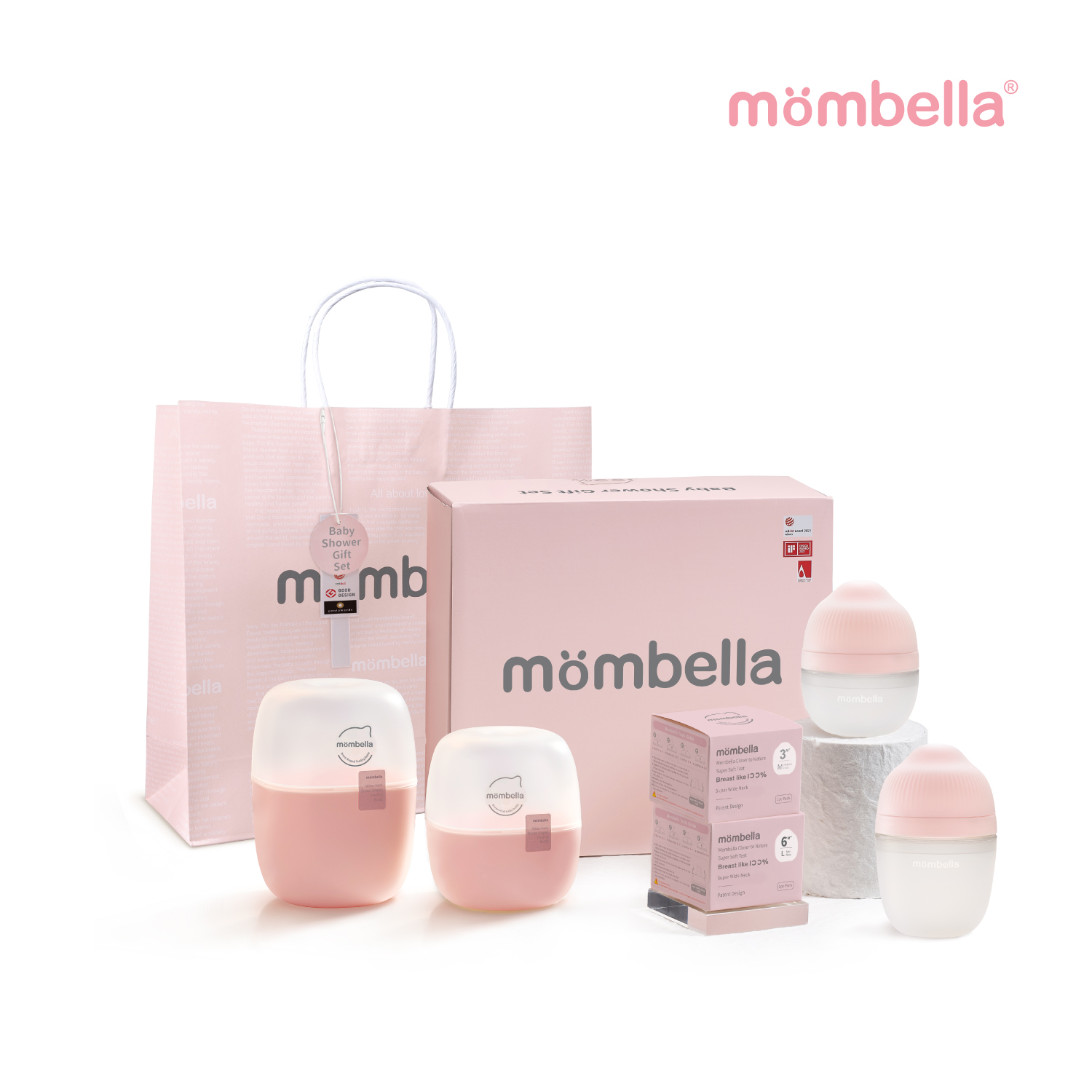Набор для кормления Mombella Anti-Colic 120 мл 4 шт. - фото 1