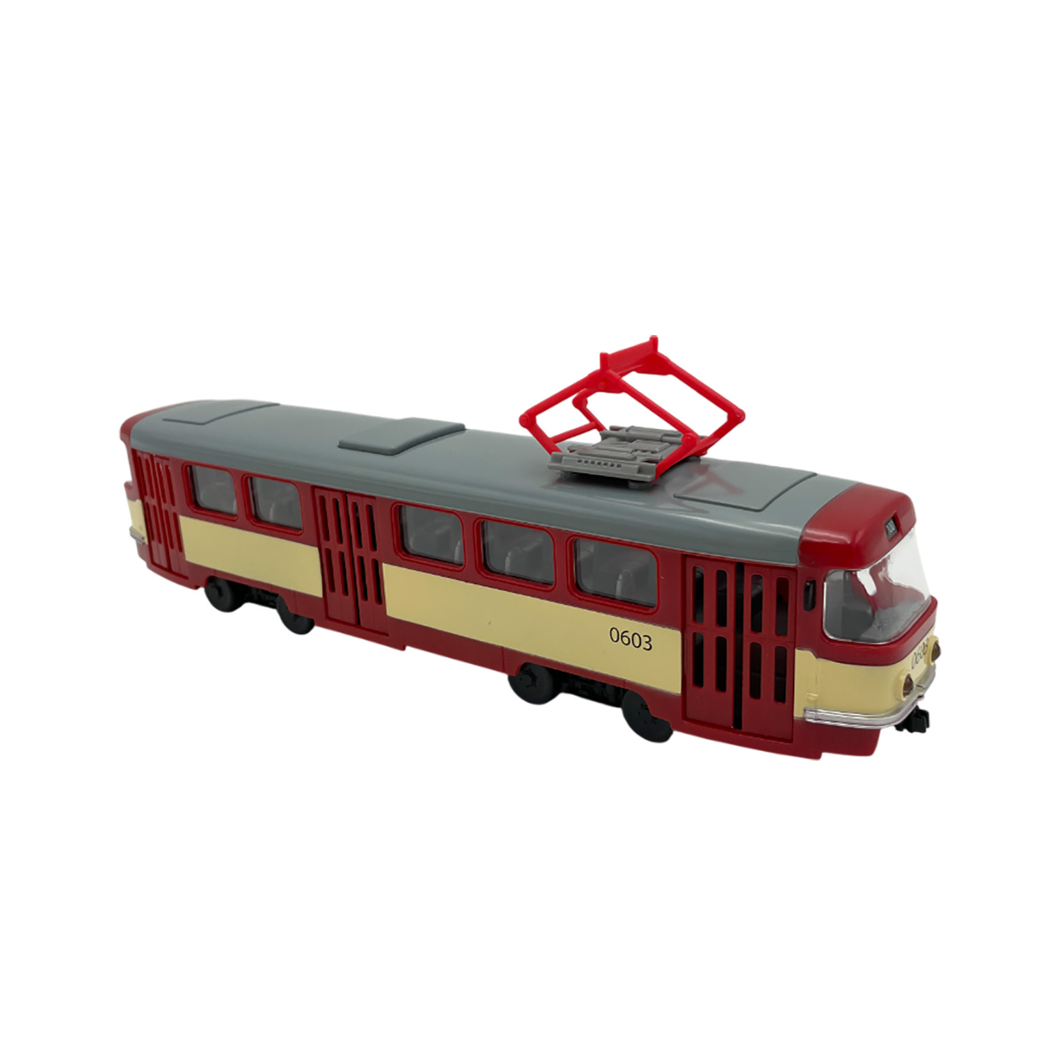 Трамвай Play Smart Tatra со светом и звуком 9708D - фото 6