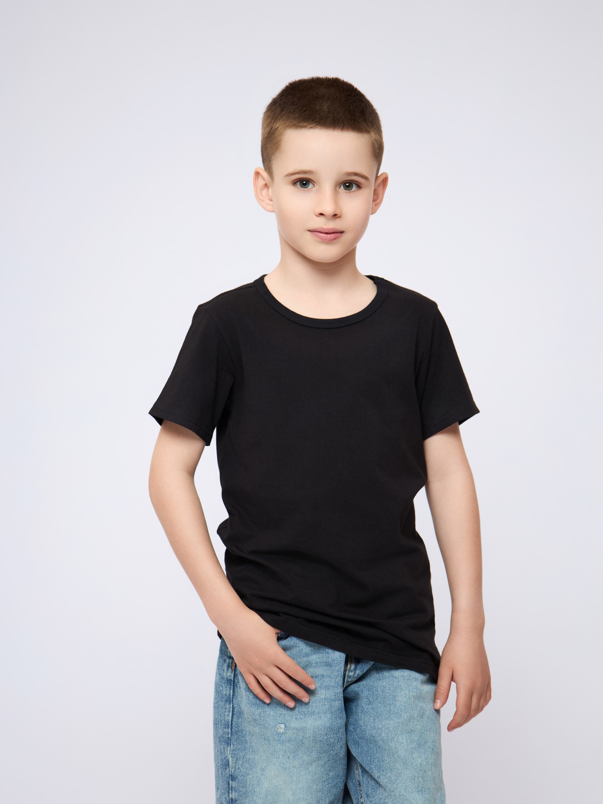 Футболка 2 шт ALEX YVN KB5002-2-Black - фото 10