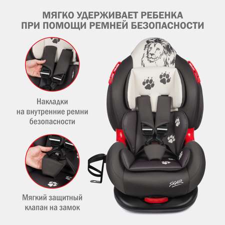 Автокресло SIGER Lux Isofix 1/2 (9-25 кг)