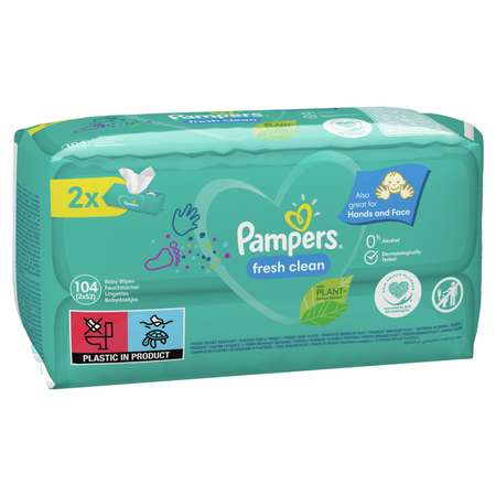 Влажные салфетки Pampers Fresh Clean 104 шт.