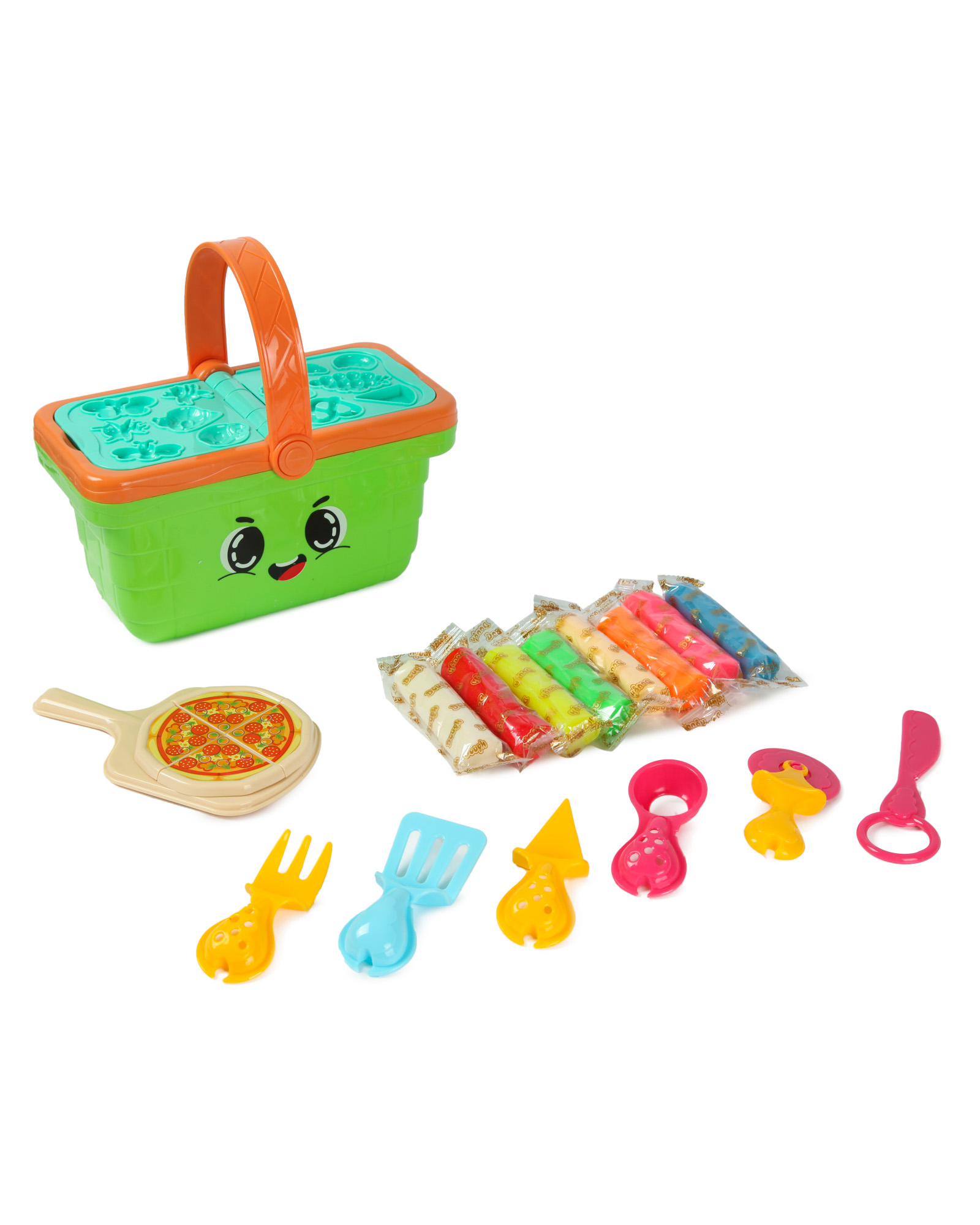 Тесто для лепки Attivio Пикник Готовим пиццу 8 цв. - фото 1