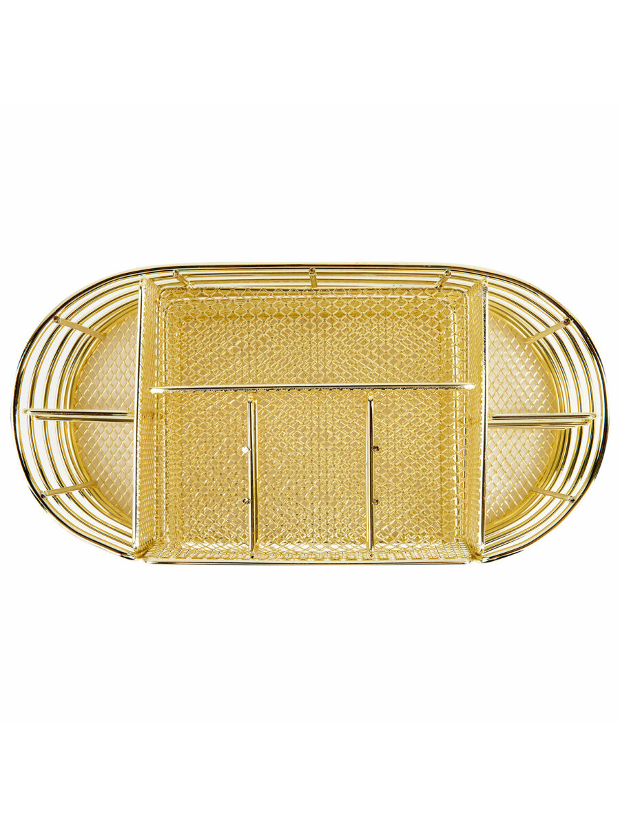 Органайзер для косметики и канцелярии MONTE VITA металлический настольный 9 секций - фото 8