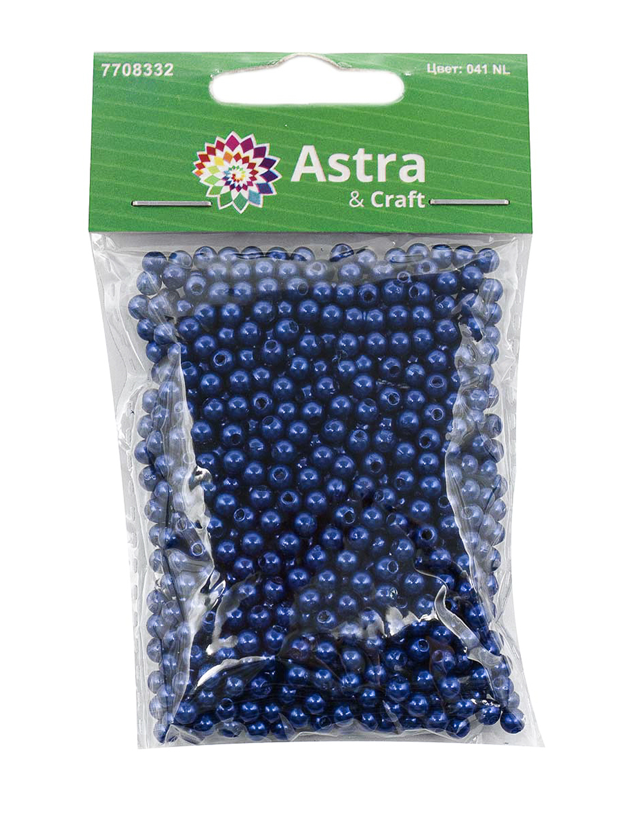 Набор для творчества Astra Craft Бусины 4 мм 25 г круглые - фото 6