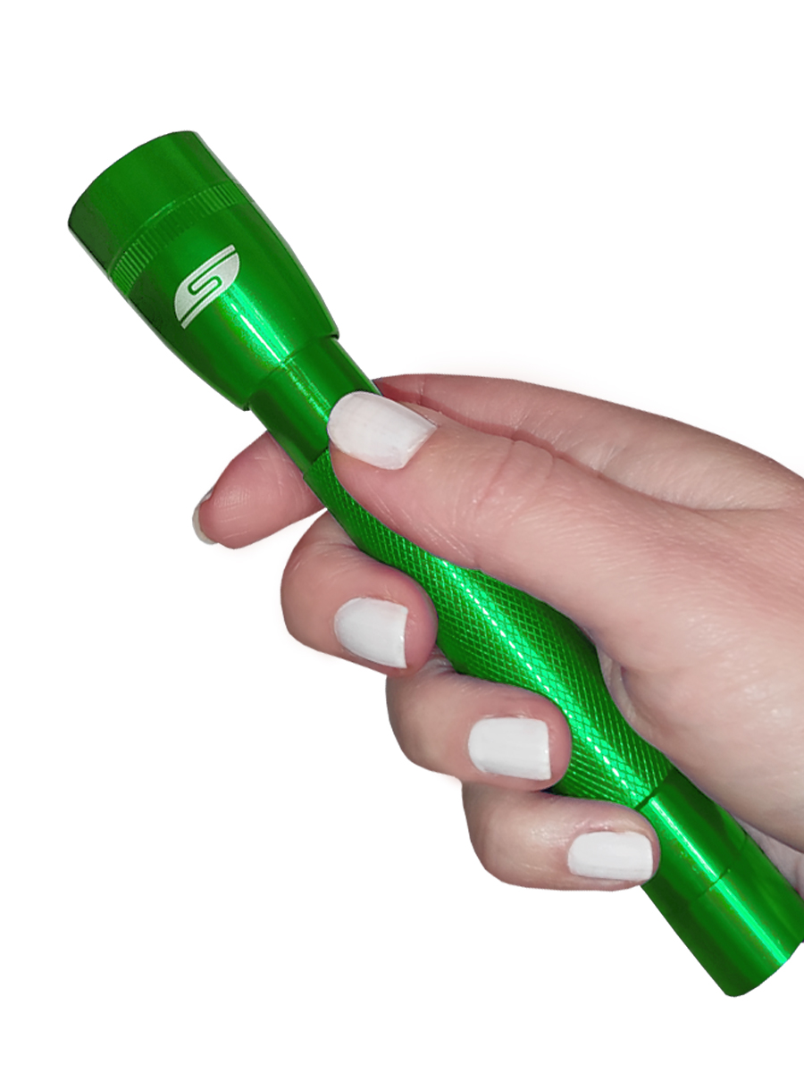 Ручной фонарь Solaris Зелёный светодиодный F-5 - фото 9