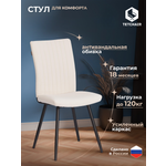 Изображение товара Стул TETCHAIR велюр молочный/черный
