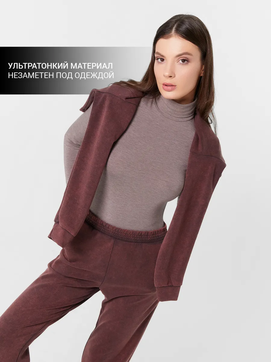 Термолонгслив Mark Formelle (Марк Формэль) 602331/тауп - фото 11