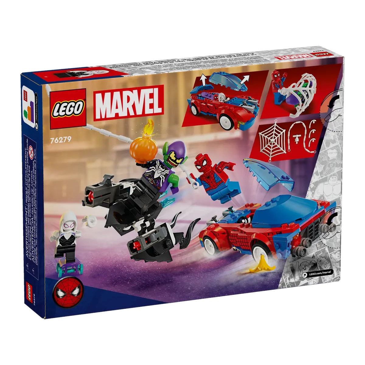 Конструктор LEGO Marvel Super Heroes Spider-Man Car and GreenGoblin - фото 7