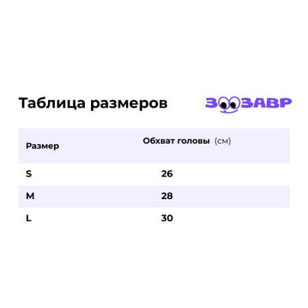 Шапка-шлем для собак и кошек Зоозавр