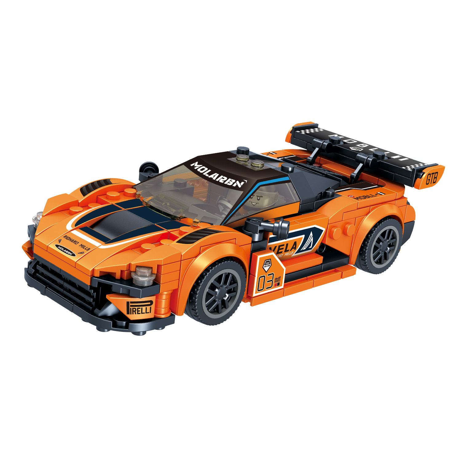 Конструктор Гоночная машина 357 дет. - фото 1