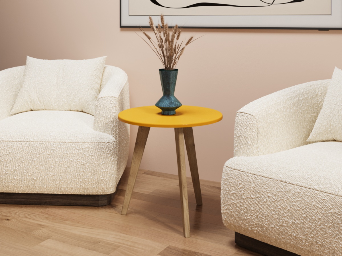 Стол журнальный SLINE Лайл Желтый - фото 8