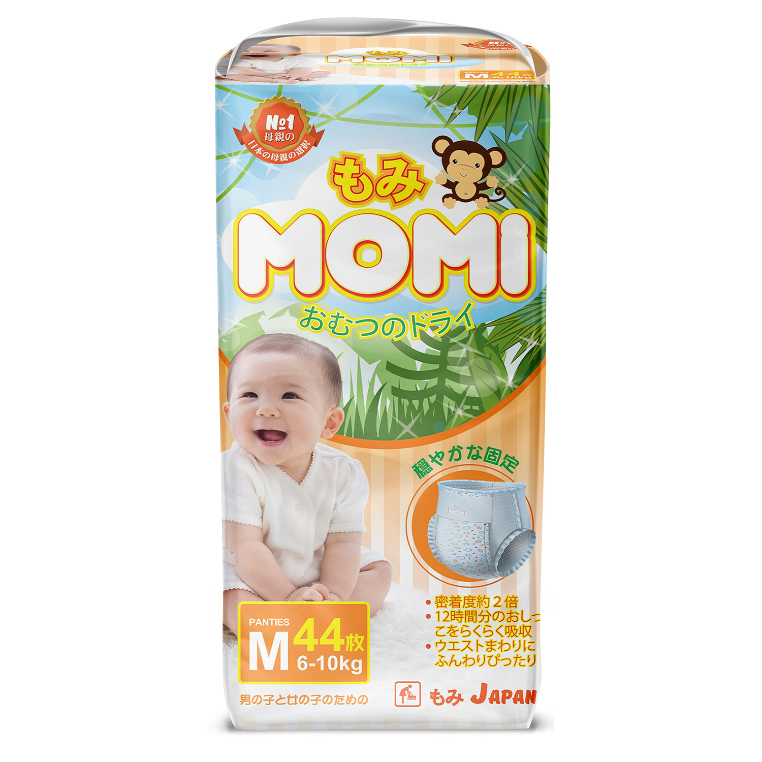 Трусики Momi M (6-10 кг) 44 шт. - фото 2