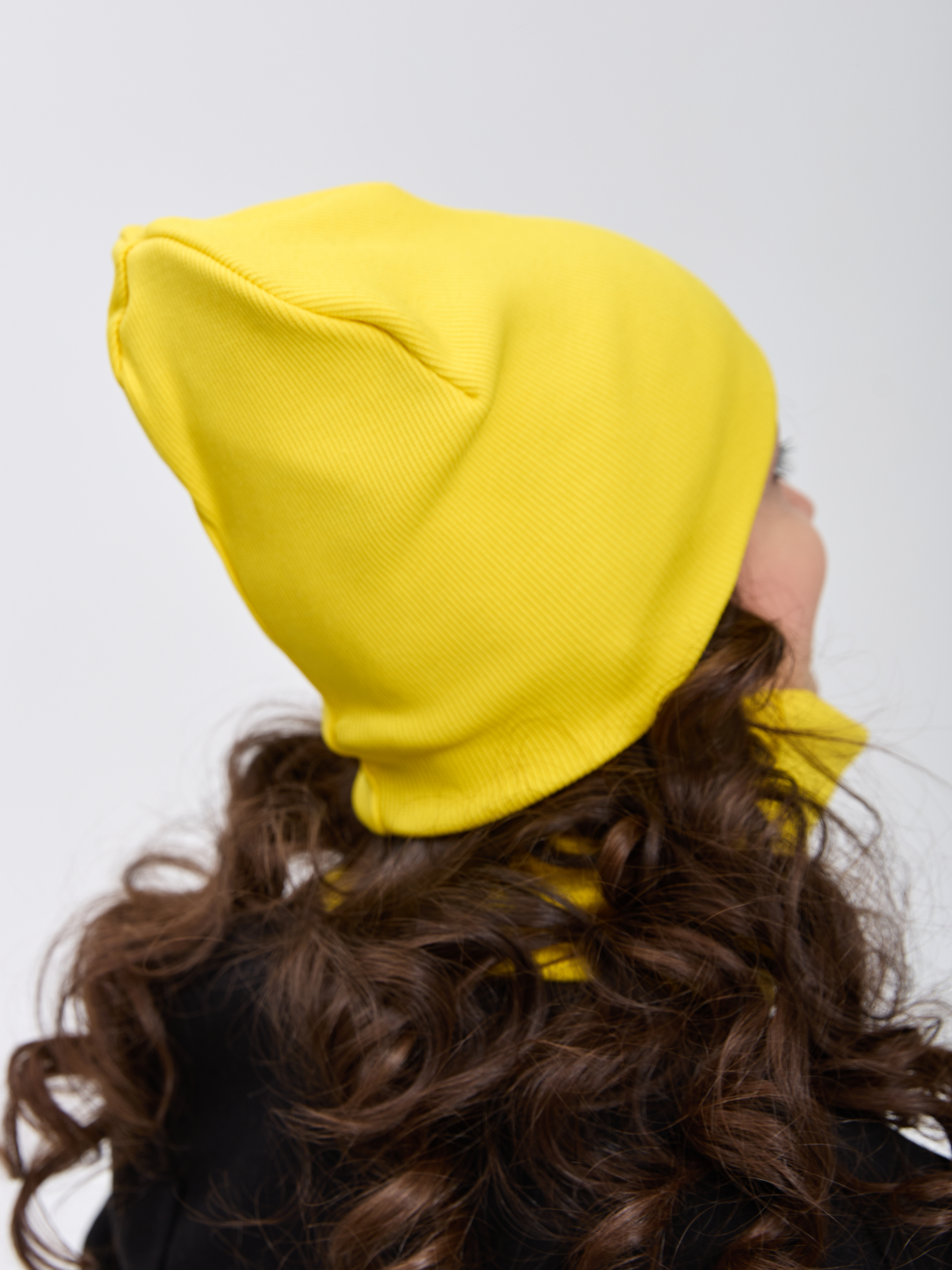 Шапка и снуд Лапушка 0258 жёлтый - фото 4