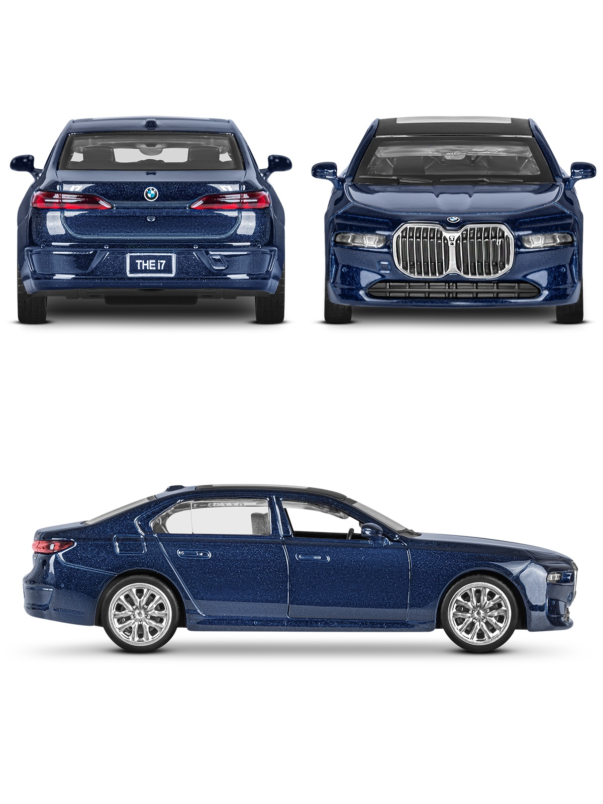 Автомобиль АВТОпанорама BMW I7 1:47 JB1251732 - фото 13