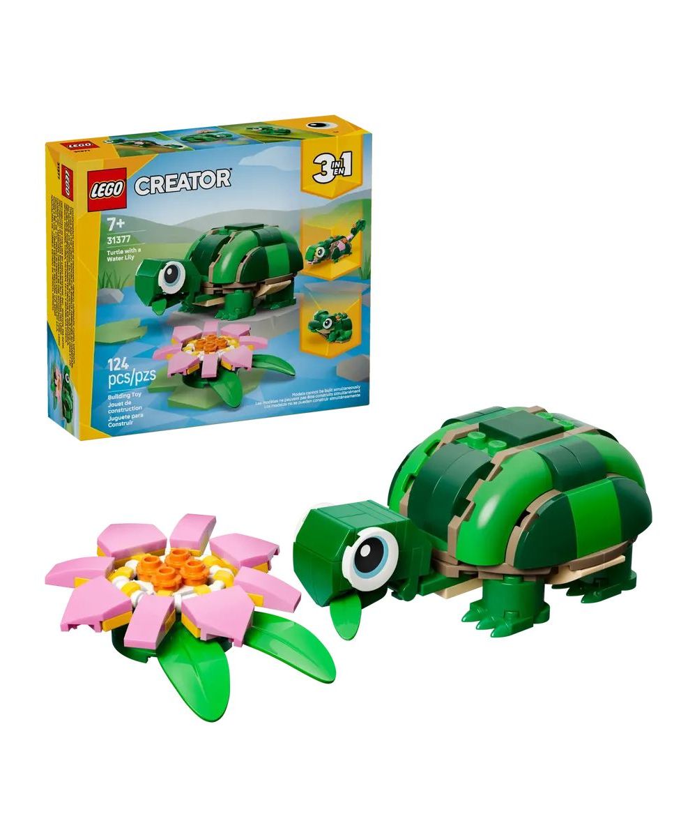 Конструктор LEGO Creator Черепаха с кувшинкой 124 дет. - фото 1