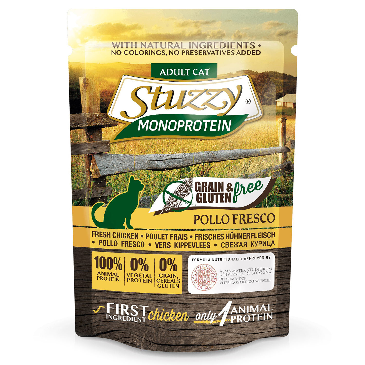 Корм для кошек Stuzzy Monoprotein курица консервированный 85г - фото 1