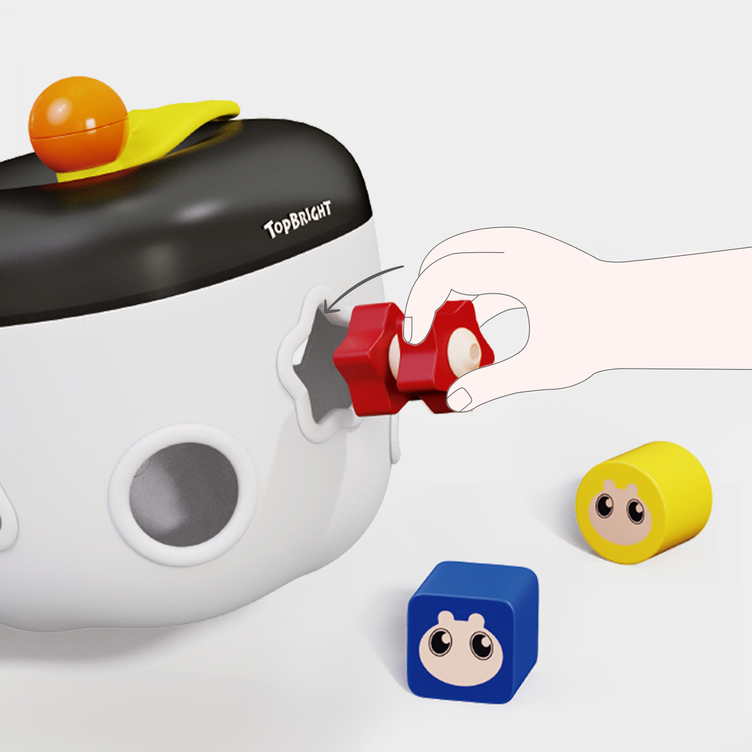 Игрушка TOPBRIGHT сортер Яблоко - фото 3