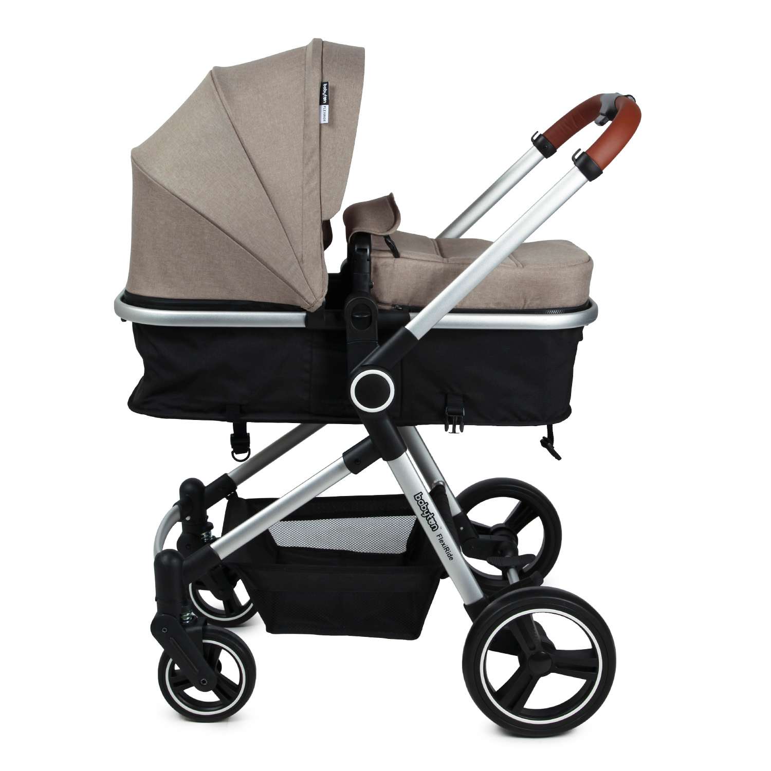 Коляска трансформер Babyton FlexiRide Black-Beige - фото 12