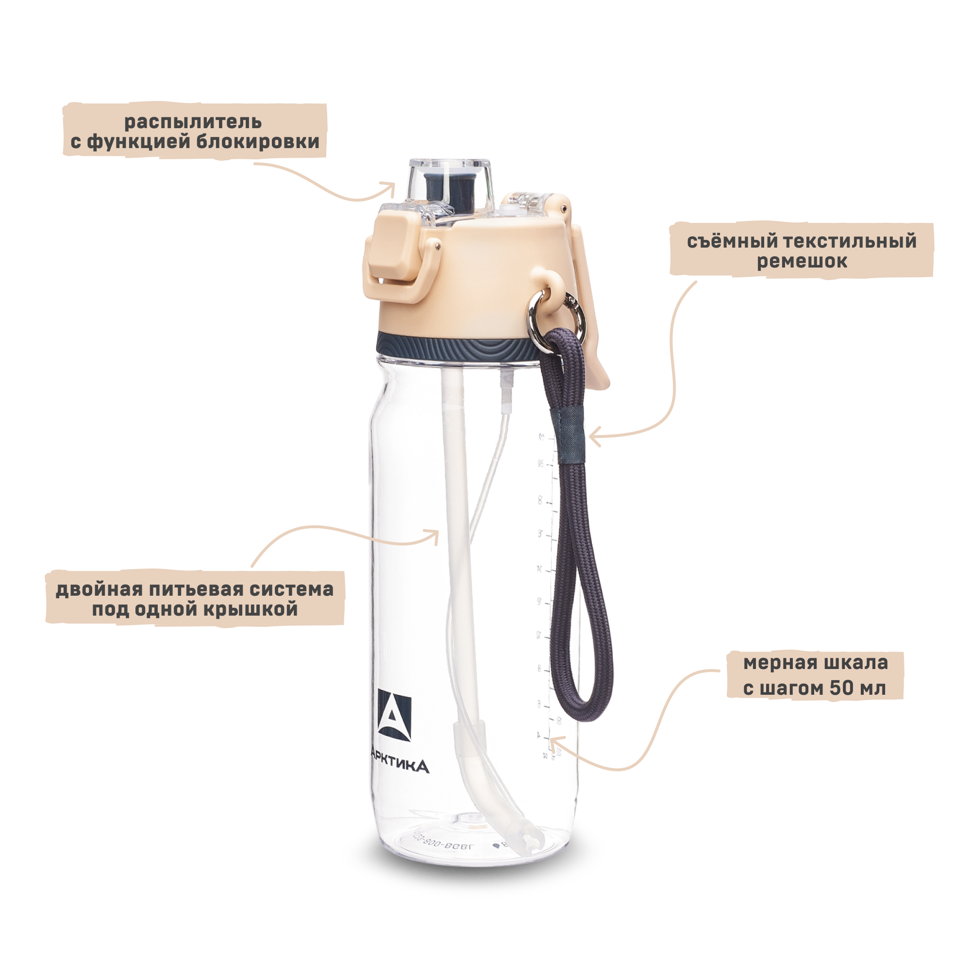 Бутылка Арктика 723 800 мл - фото 3