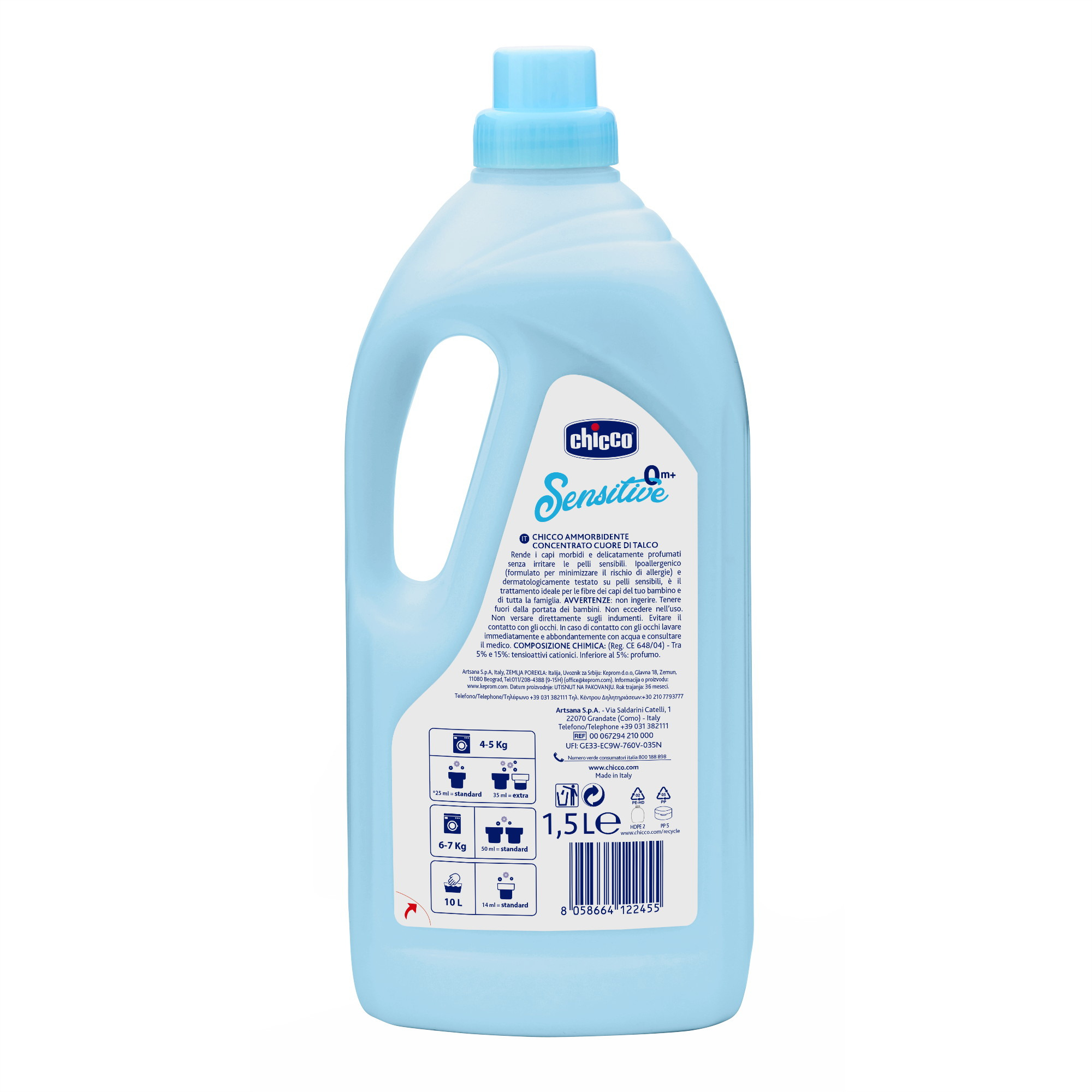 Кондиционер Chicco Sweet Talcum 1.5 л - фото 3