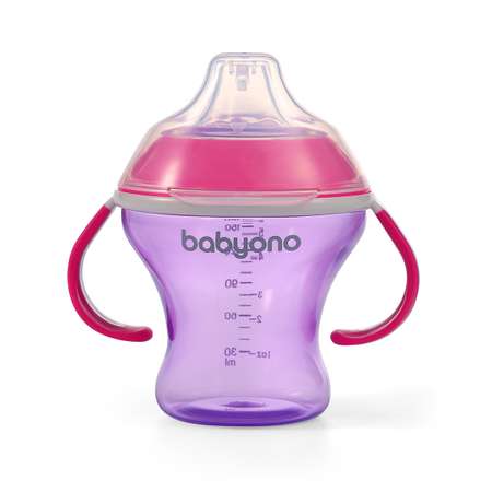 Поильник Babyono Natural 180 мл 1 шт. в ассортименте