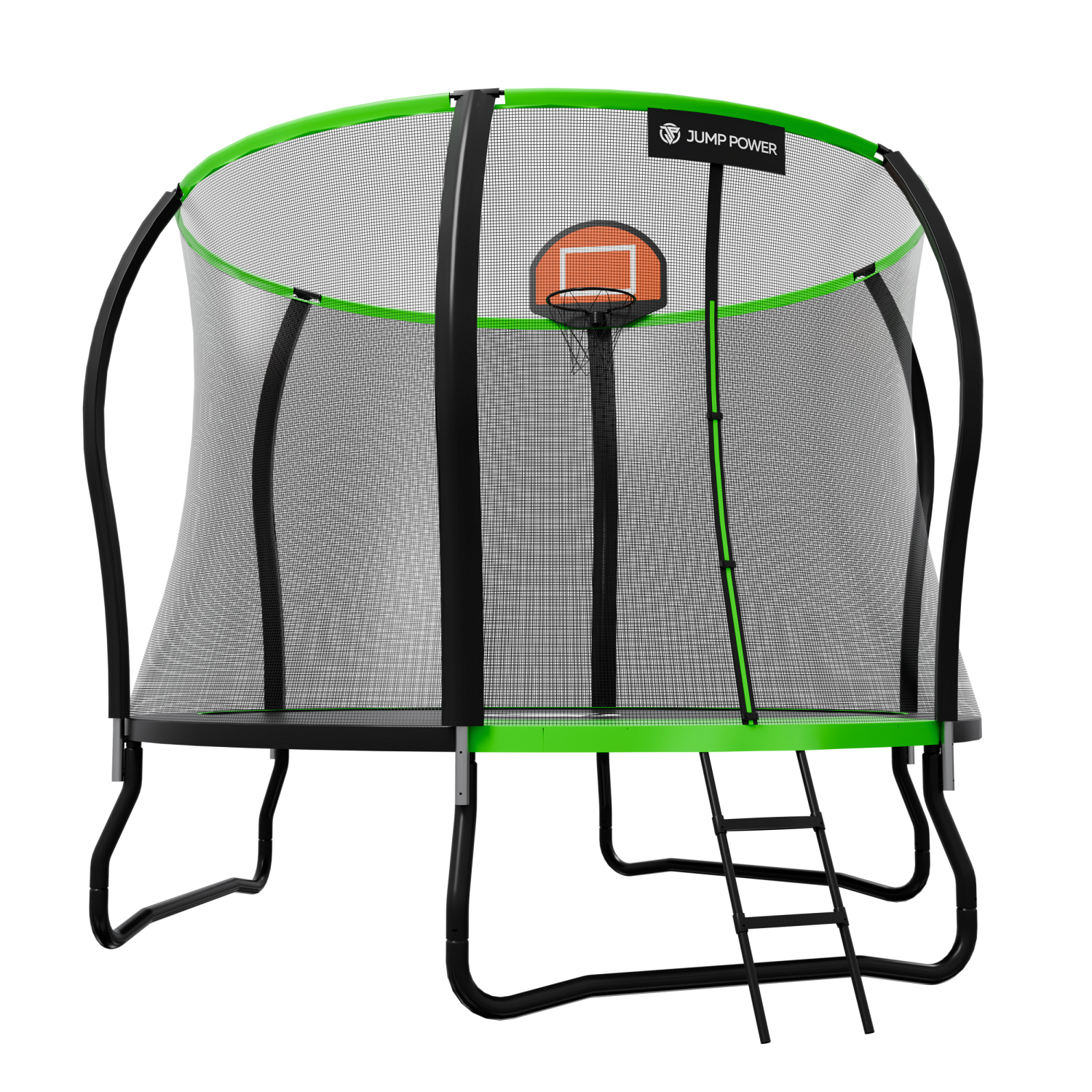 Батут Jump Power 8 ft Pro Stable Point Green - фото 4